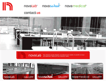 Tablet Screenshot of novalab.co.nz
